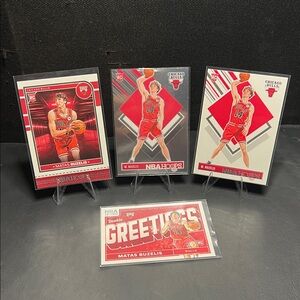 NBA Hoops Matas Buzelis Rookie Card Lot Chicago Bulls
